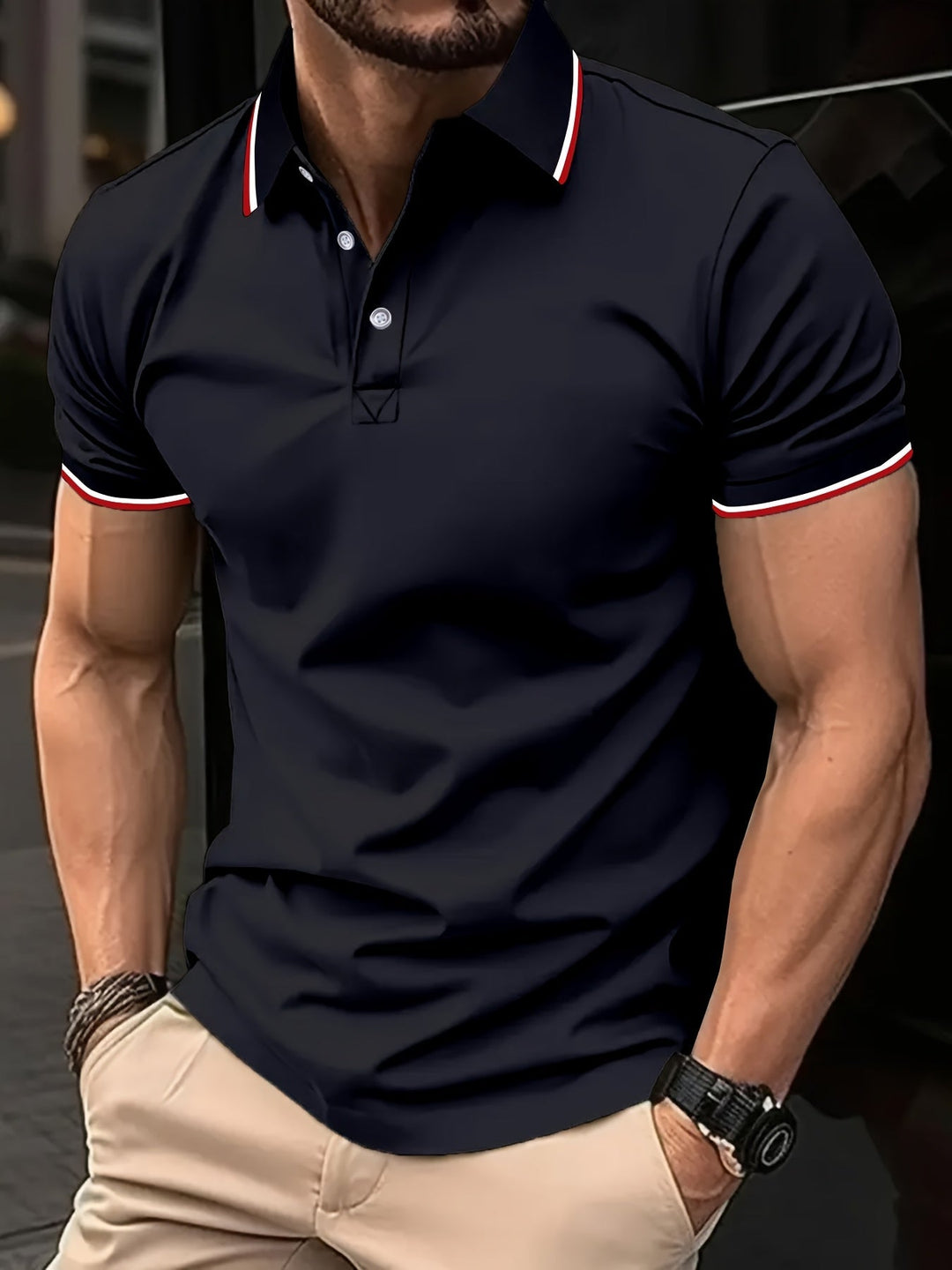 Adam | Klasická pánská polokošile
