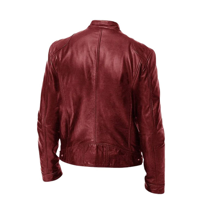 Lukáš – pánská bunda s koženým vzhledem