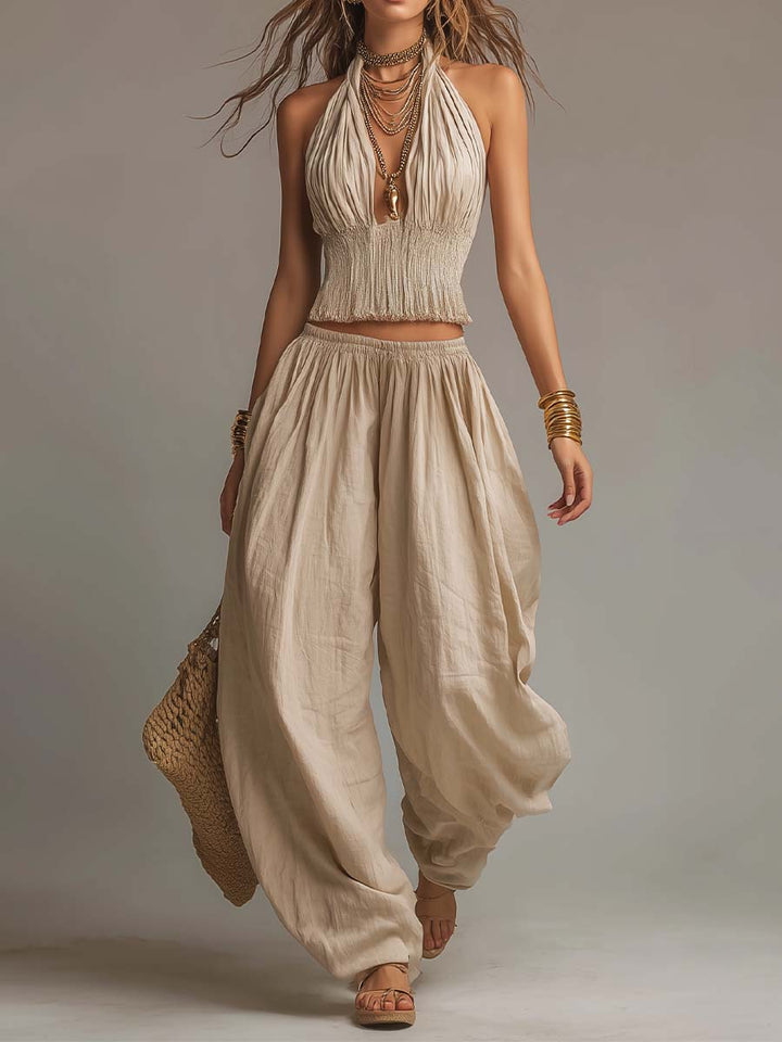 Renata | Měkká dvoudílná souprava v boho stylu