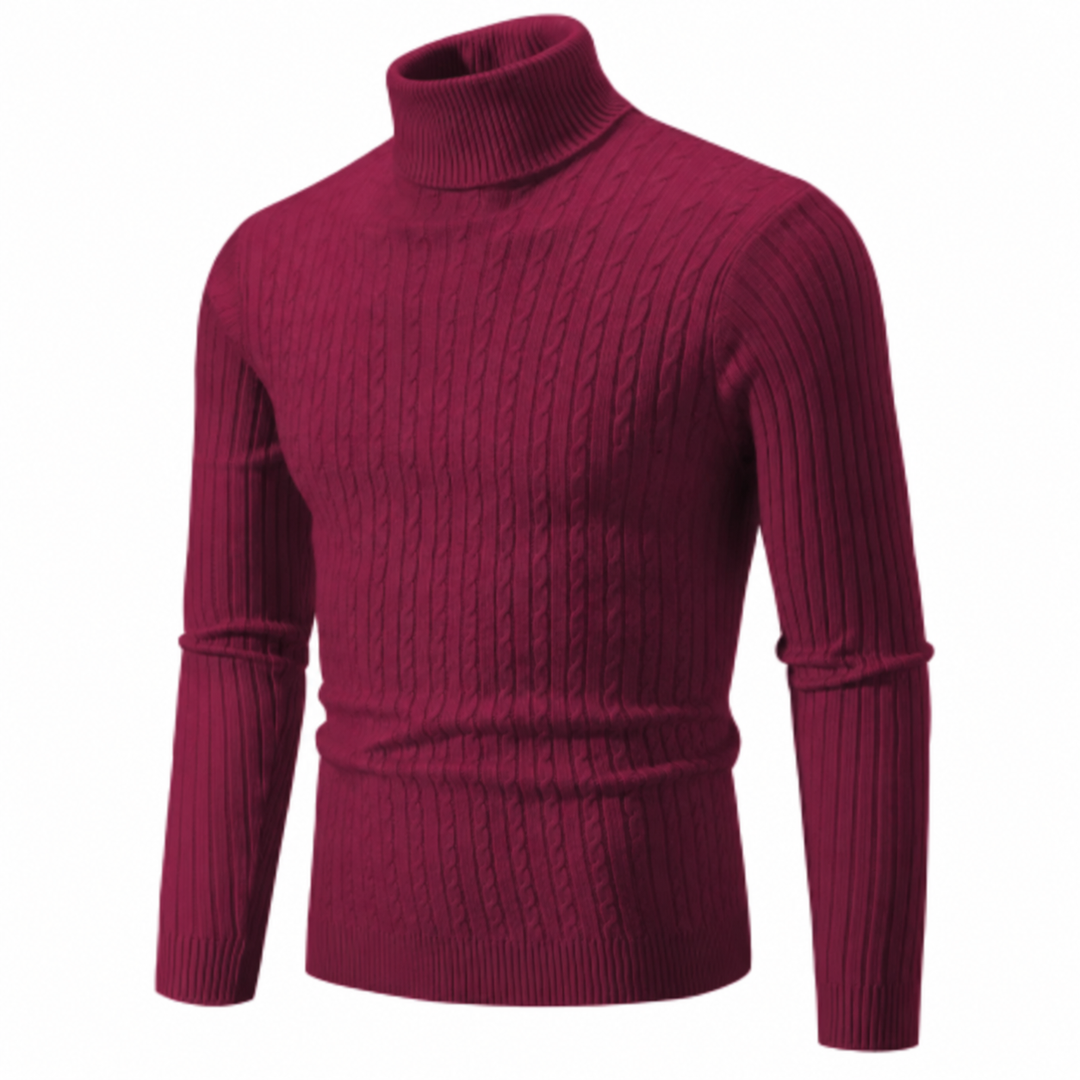 Zdeněk | Hřejivý pletený svetr s rolákem