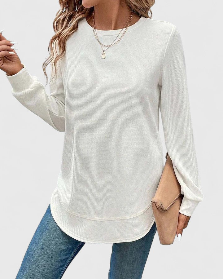 Amálie | Elegantní top s bočním rozparkem