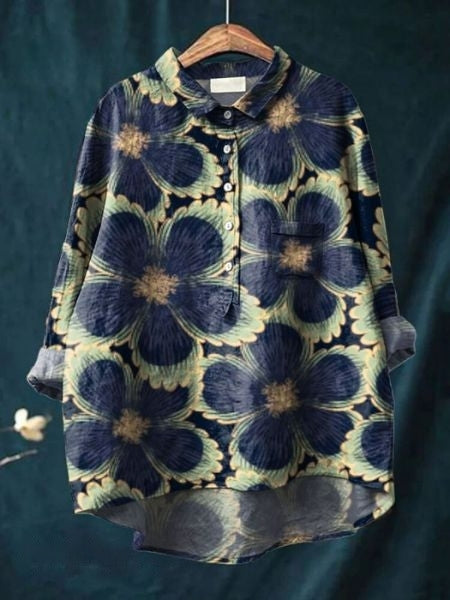 Hana | Květovaná halenka ve francouzském vintage stylu