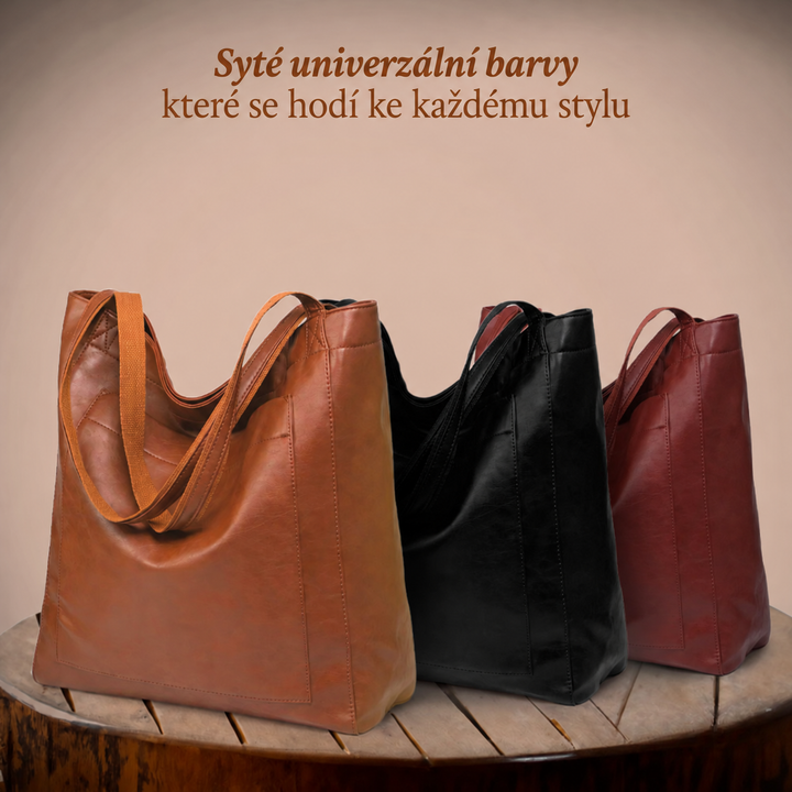 Lucie | Moderní stylová kožená kabelka