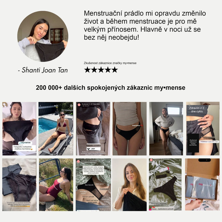 Běla – menstruační spodní díl plavek