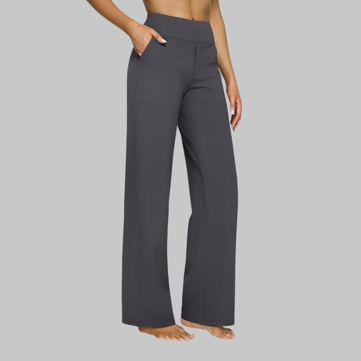 Klára – dámské pružné kalhoty s vysokým pasem