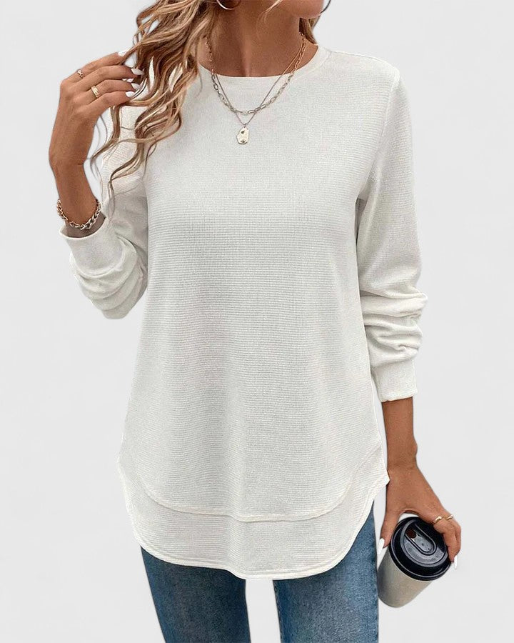 Amálie | Elegantní top s bočním rozparkem