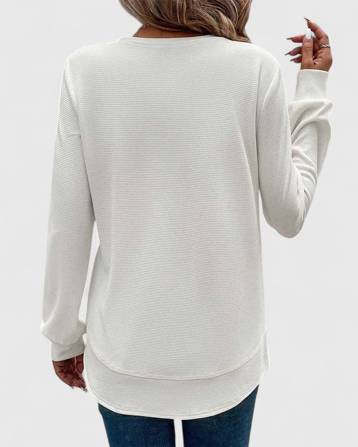 Amálie | Elegantní top s bočním rozparkem