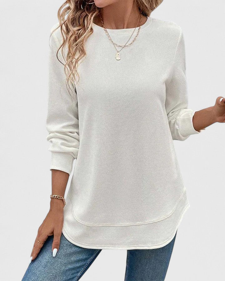 Amálie | Elegantní top s bočním rozparkem
