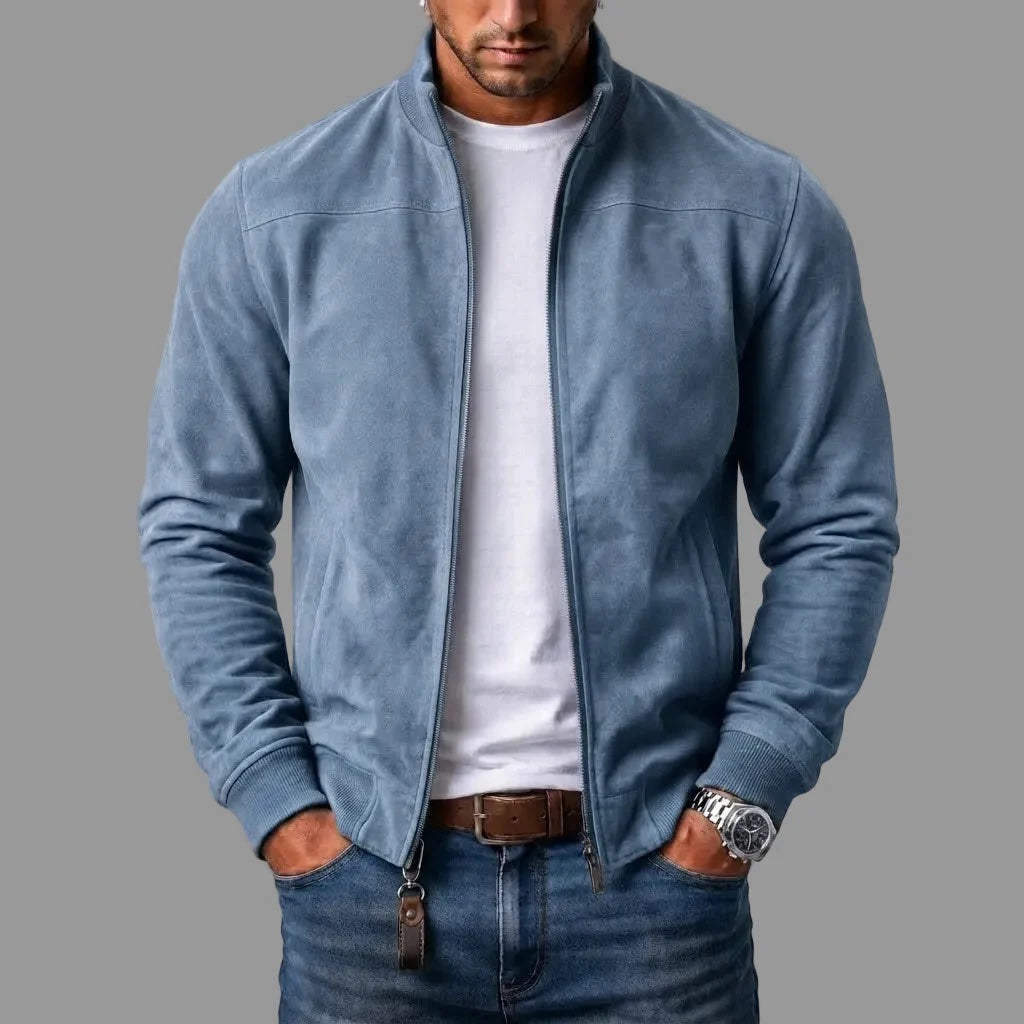 Rudolf | Elegantní pánský semišový bomber