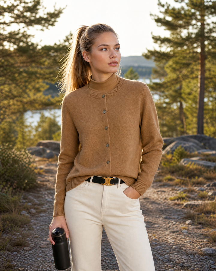 Ilona | Měkký kardigan na knoflíky
