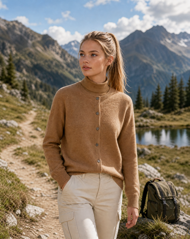 Ilona | Měkký kardigan na knoflíky