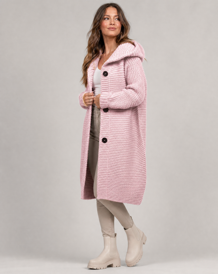 Beáta | Dámský oversize kardigan s kapucí