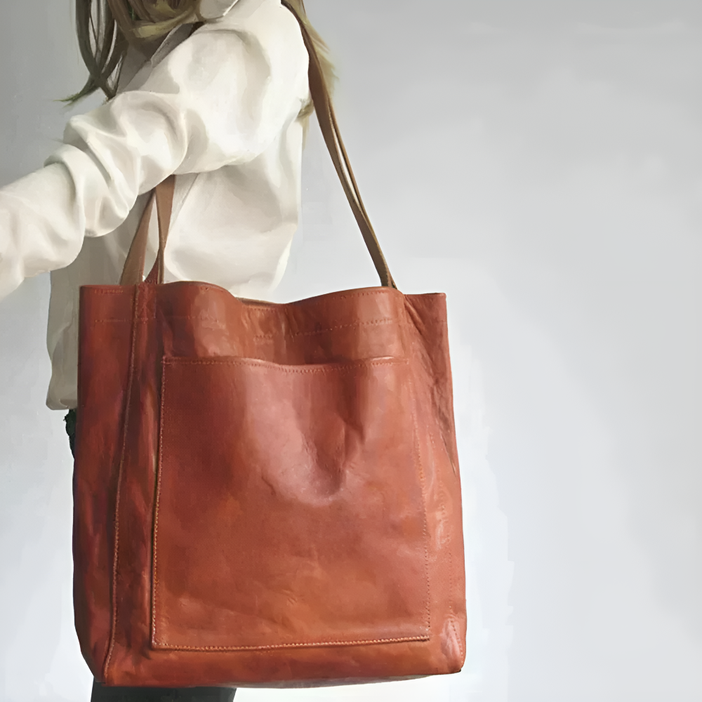 Lucie | Moderní stylová kožená kabelka