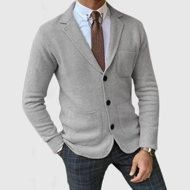 Ctibor | Pánské volnočasové sako slim fit s kapsami