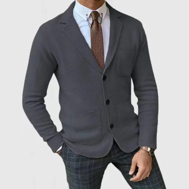 Ctibor | Pánské volnočasové sako slim fit s kapsami