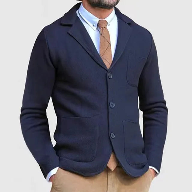 Ctibor | Pánské volnočasové sako slim fit s kapsami