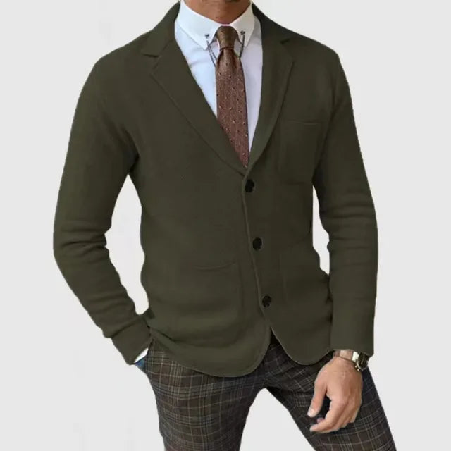 Ctibor | Pánské volnočasové sako slim fit s kapsami