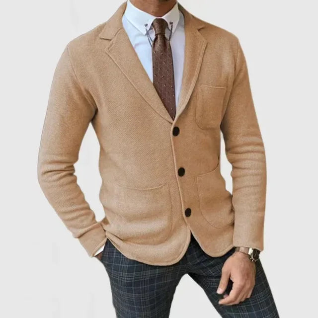 Ctibor | Pánské volnočasové sako slim fit s kapsami