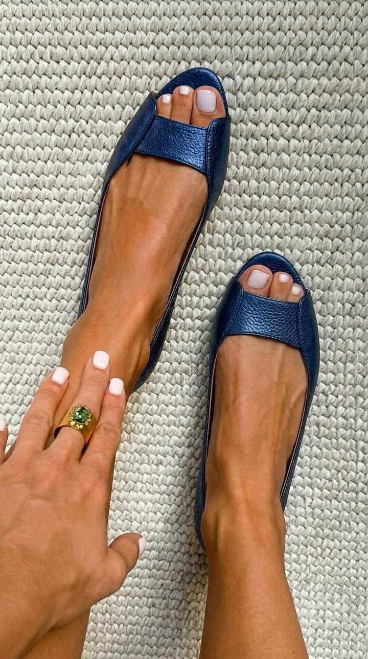 Karolína | Elegantní zlaté pohodlné sandály