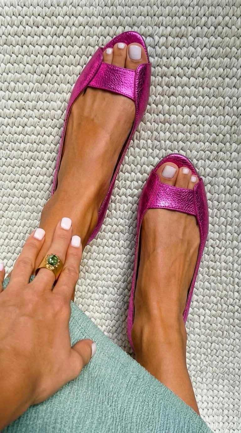 Karolína | Elegantní zlaté pohodlné sandály