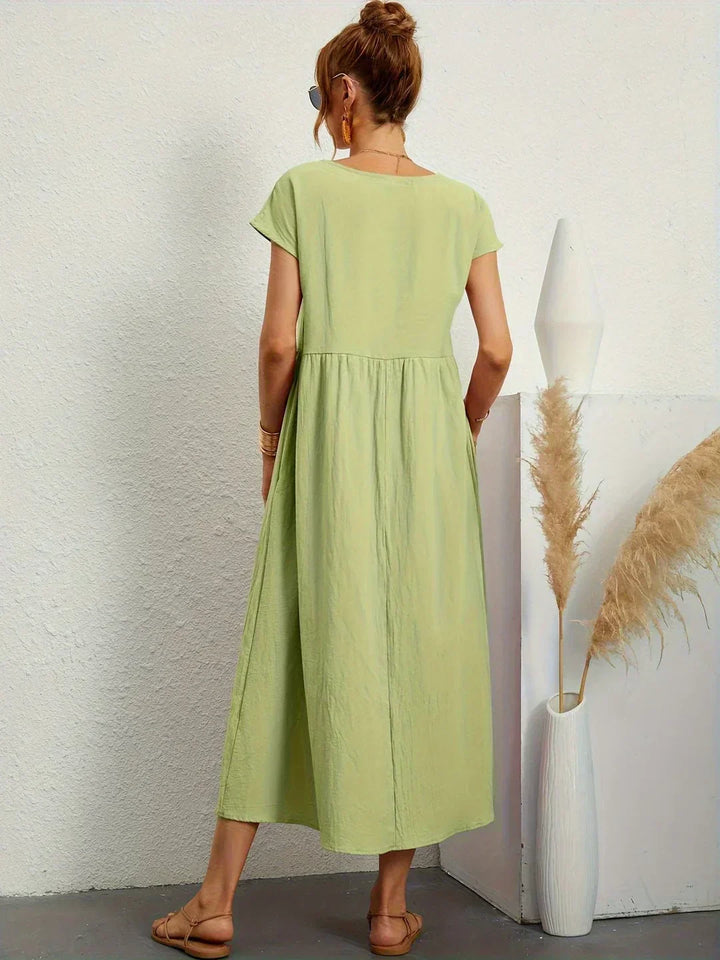 Ilona | Splývavé midi šaty s nadčasovou elegancí