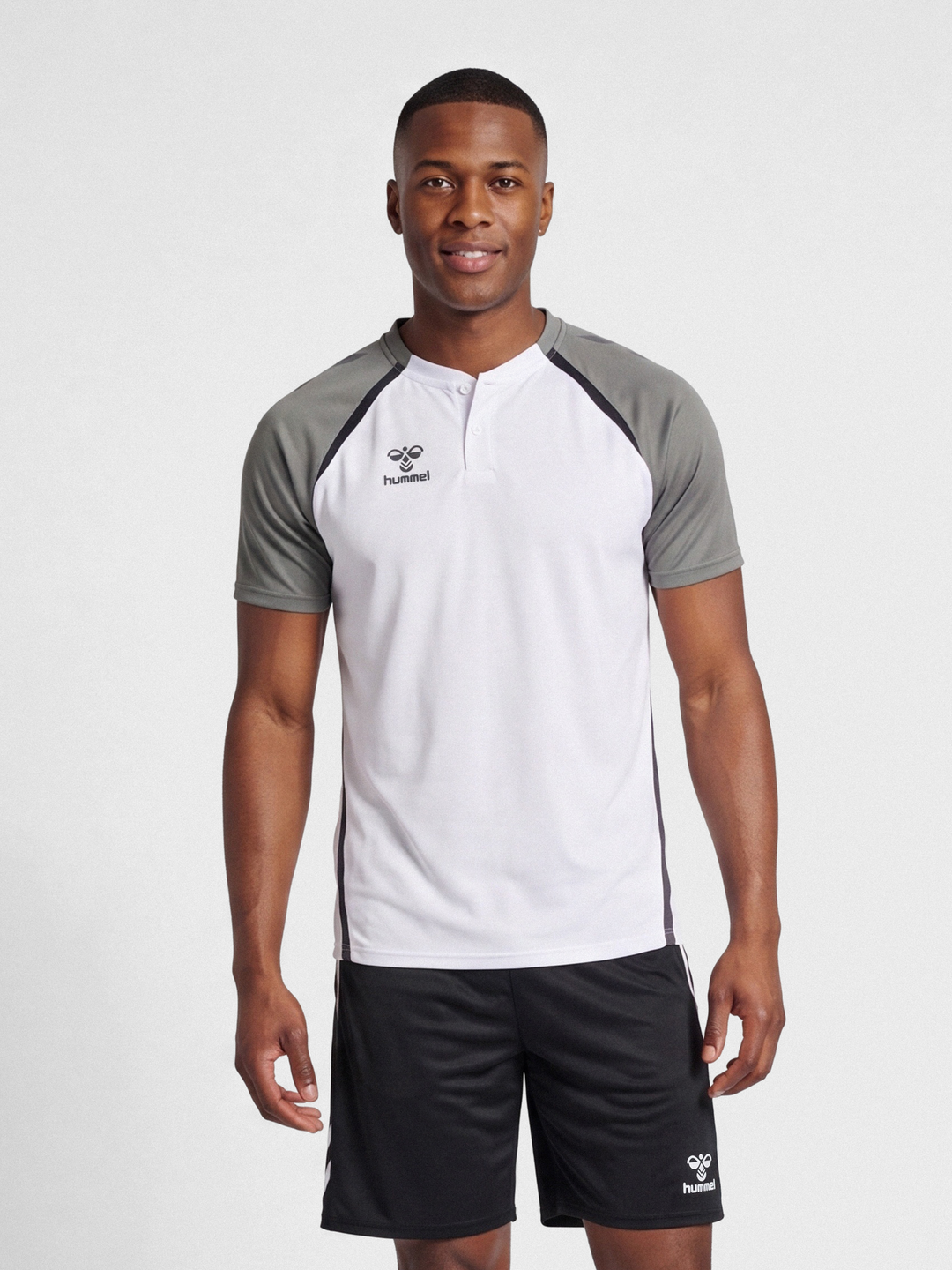 Ivan – unisex sportovní polokošile – Bílá – fotografie 1
