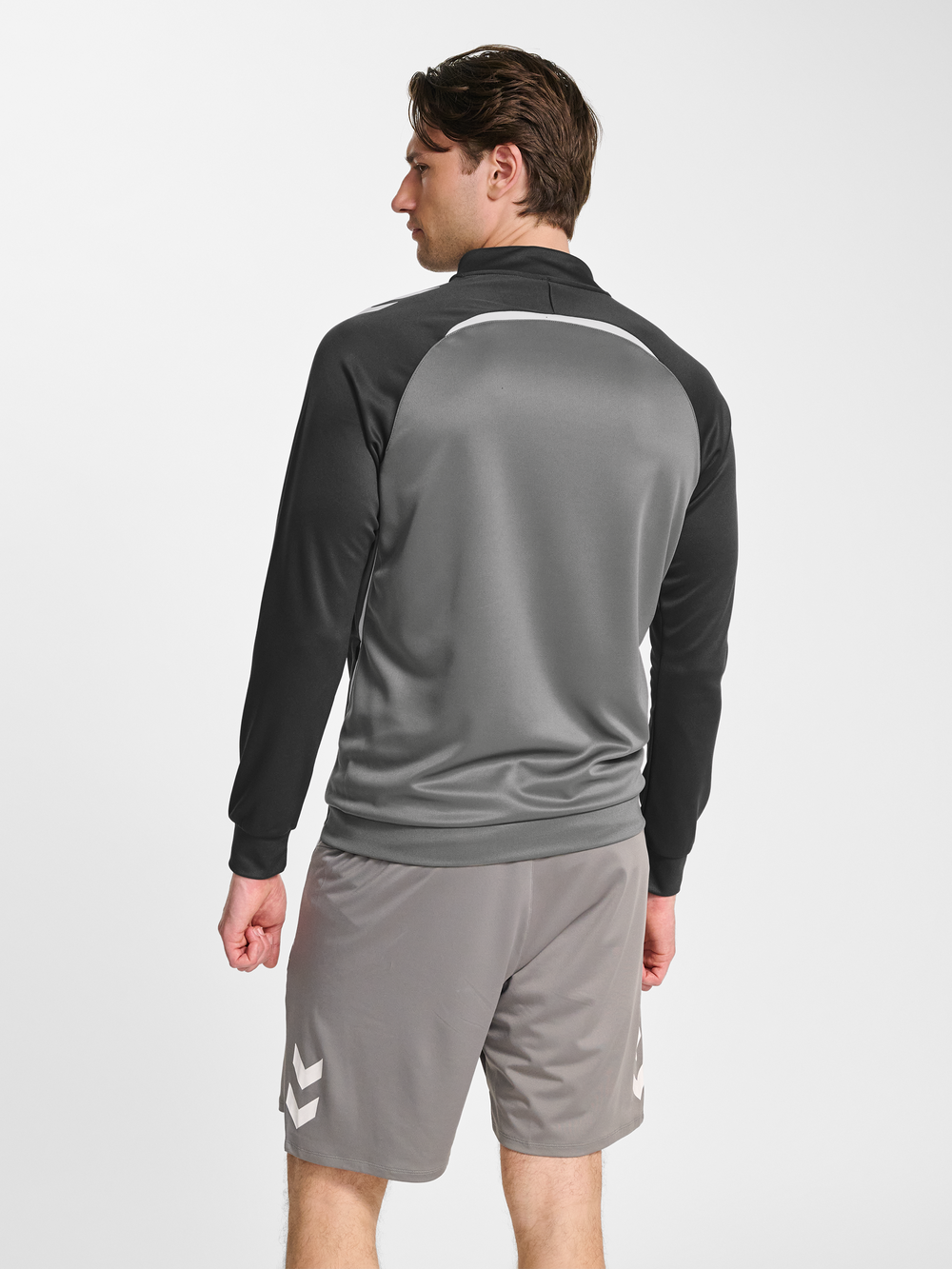 Richard – unisex sportovní mikina na zip – Šedá – fotografie 2