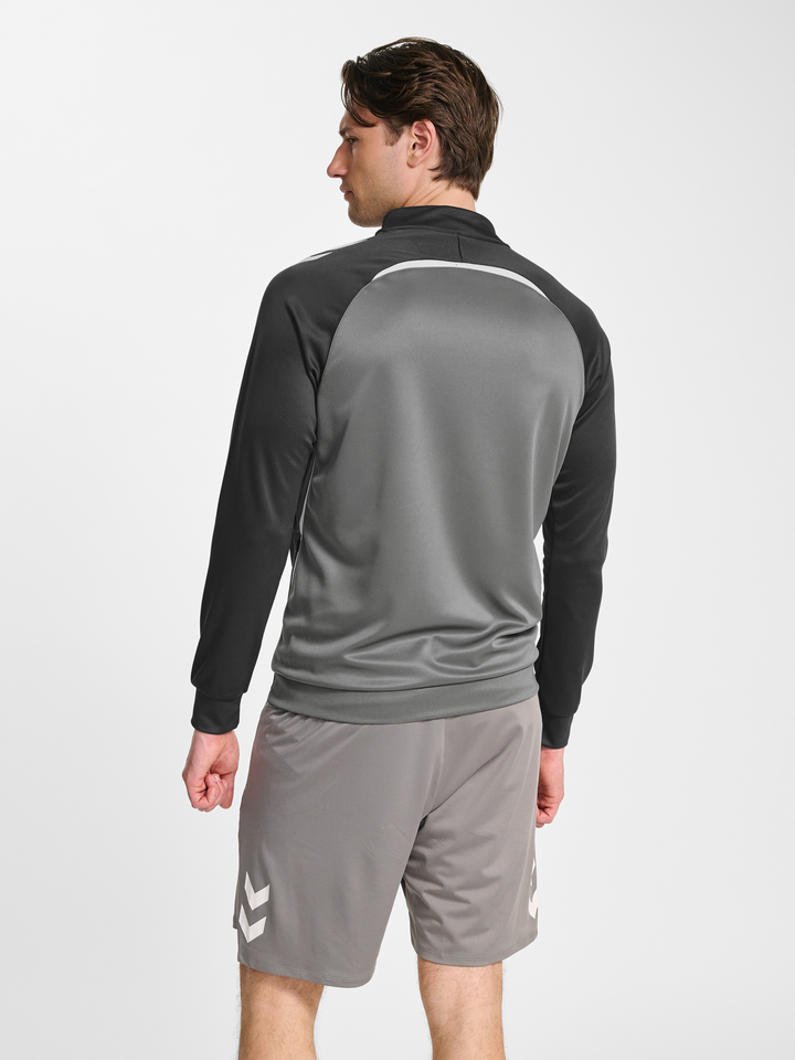 Richard – unisex sportovní mikina na zip – Šedá – fotografie 2