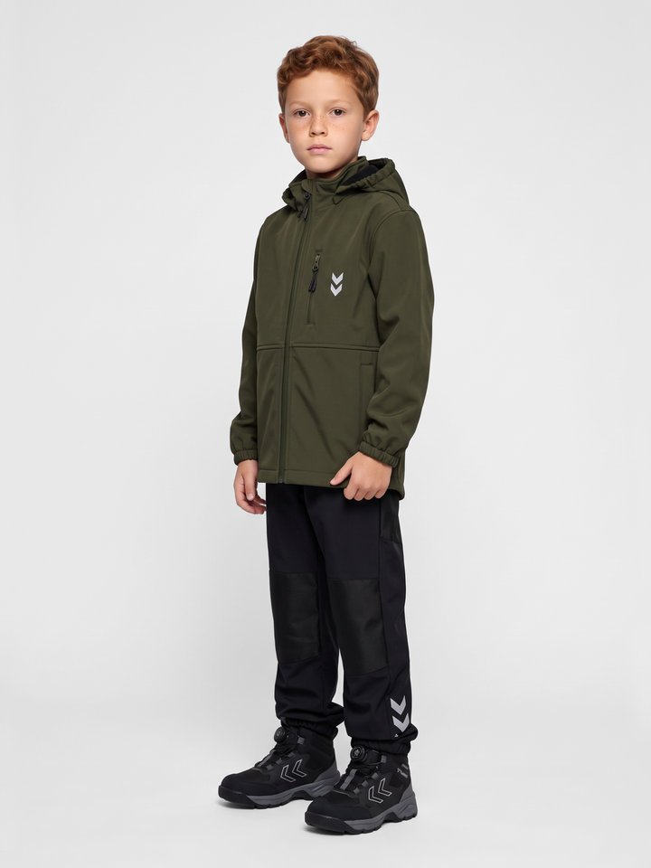 Jiří – unisex softshellová bunda – Zelená – fotografie 2