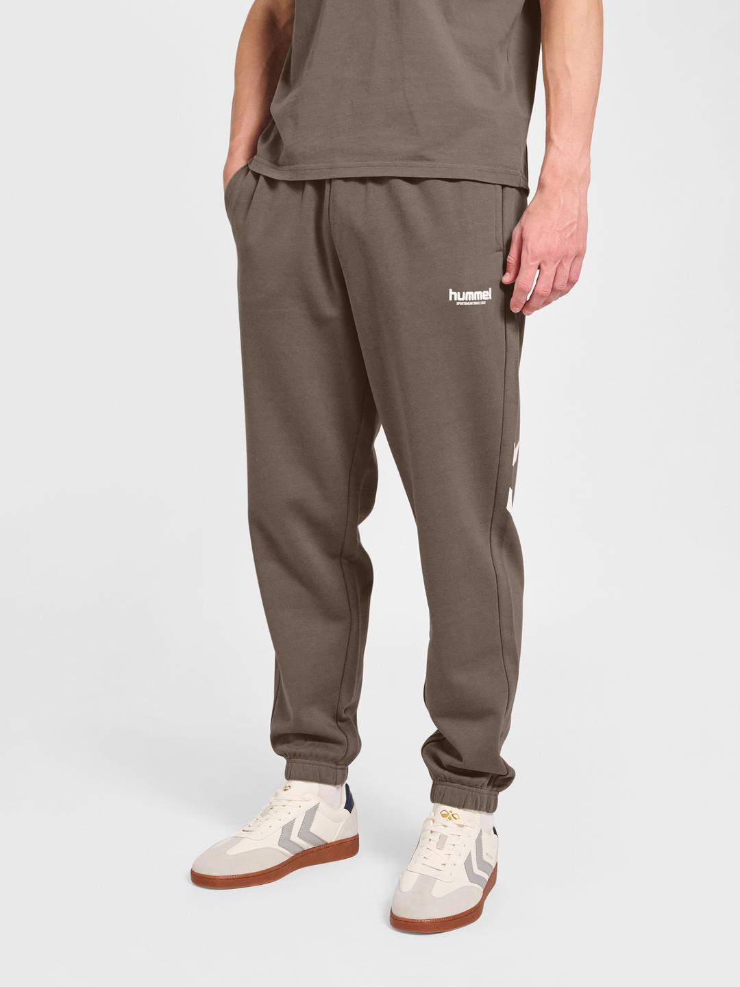 Ctirad – unisex tepláky – Tmavě hnědá – fotografie 1