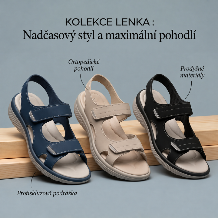 Lenka | Nastavitelné pohodlné sandály