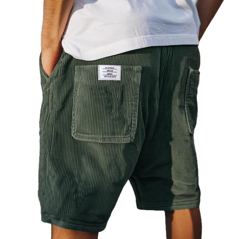 Lukáš | Elegantní velurové šortky