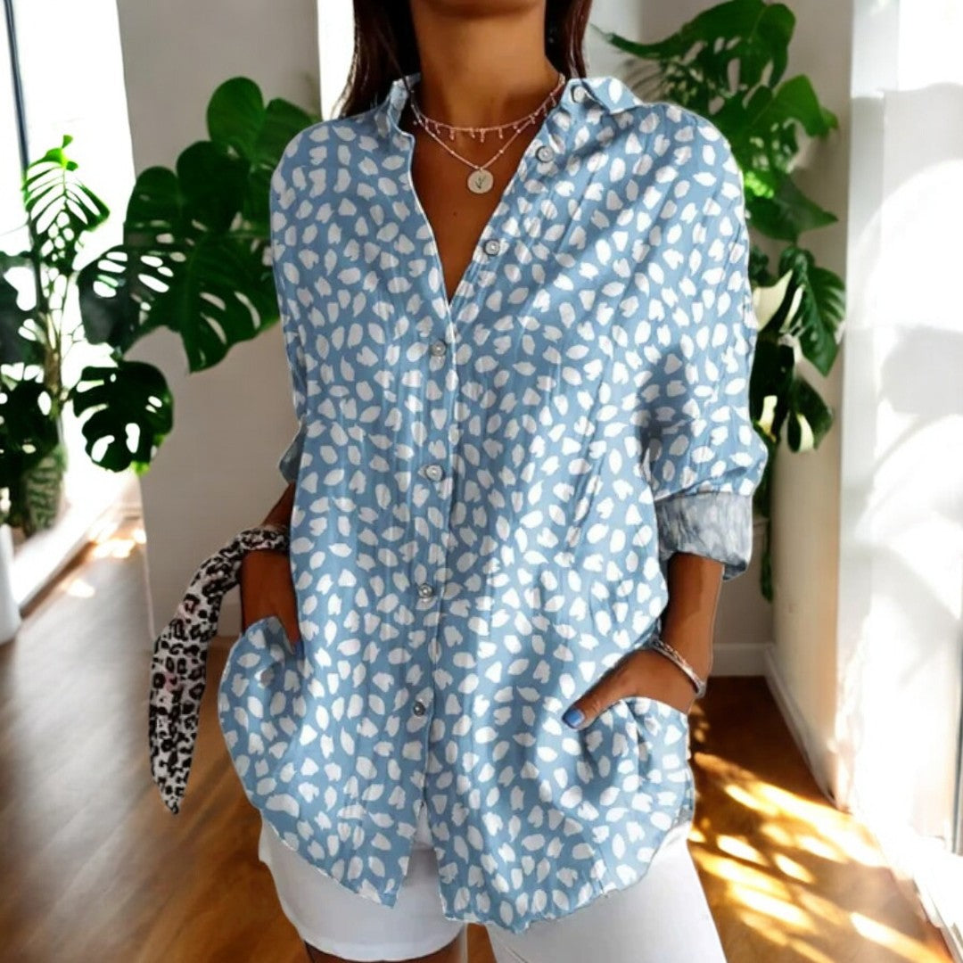 Martina | Stylová halenka s květinovým vzorem