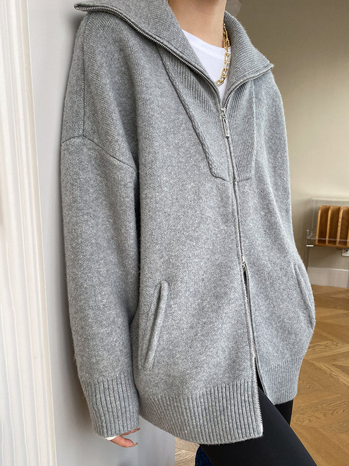 Viktorie | Oversize kardigan s otevřeným límcem