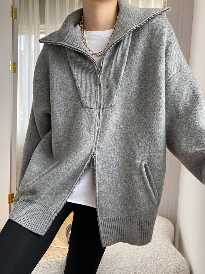 Viktorie | Oversize kardigan s otevřeným límcem