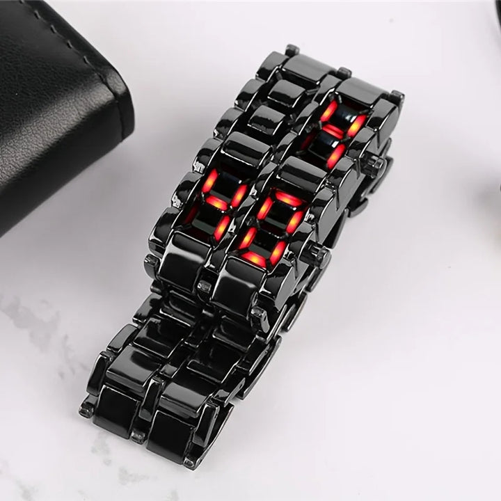 Bedřich | LED hodinky s nerezovým náramkem