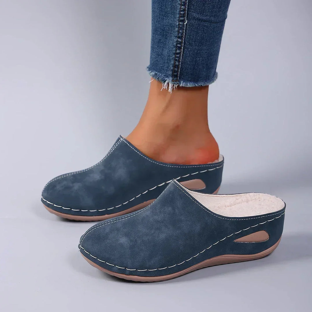 Alena – dámské zateplené domácí pantofle
