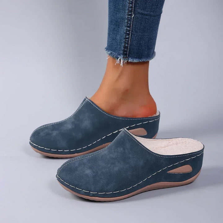 Alena – dámské zateplené domácí pantofle