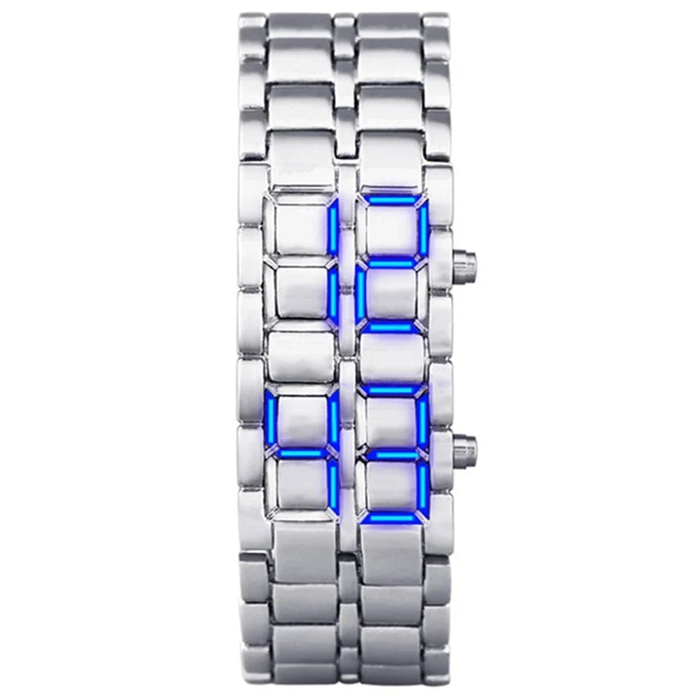 Bedřich | LED hodinky s nerezovým náramkem