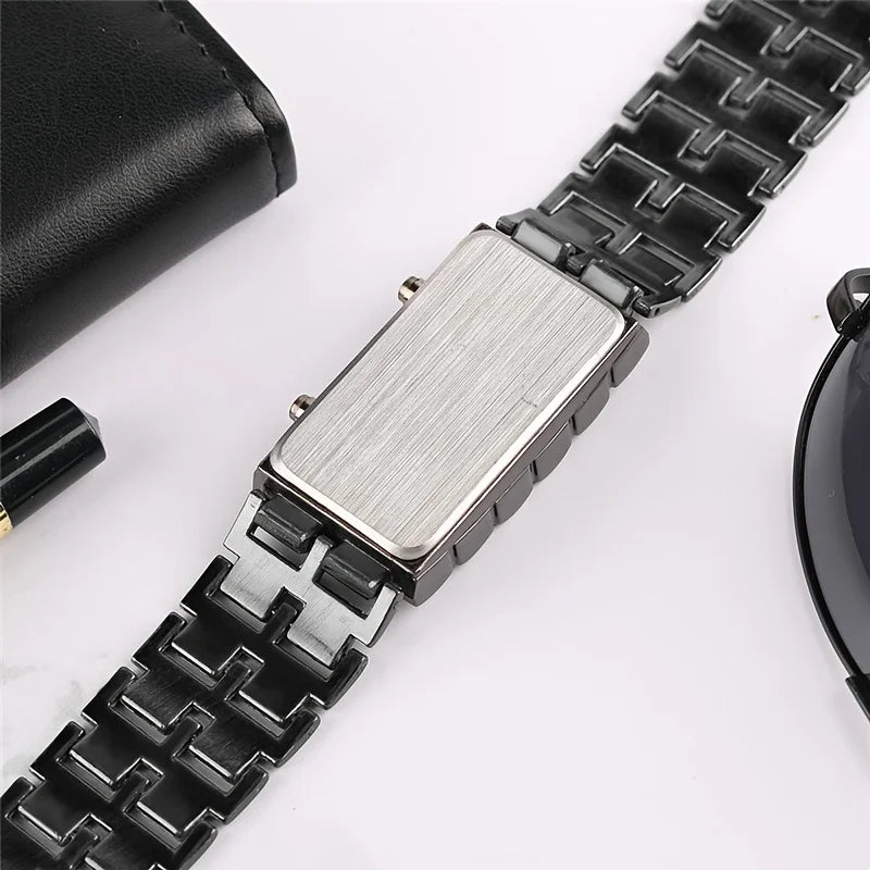 Bedřich | LED hodinky s nerezovým náramkem