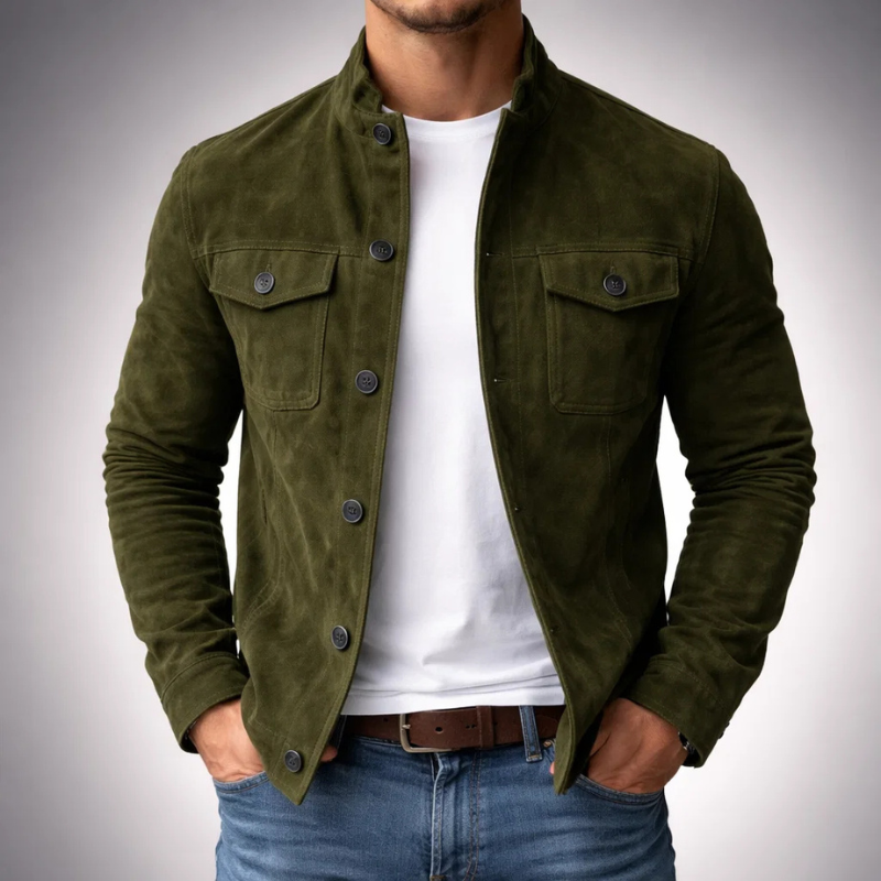 Richard | Elegantní semišová bunda