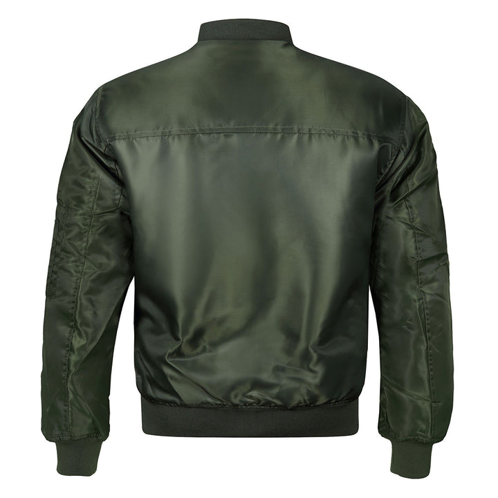 Kristián – pánská bomber bunda – Tmavě zelená – fotografie 3
