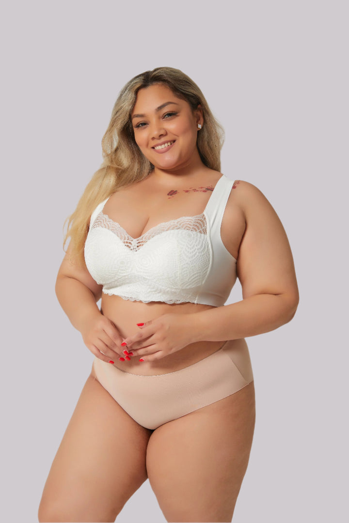 Alena – dámská krajková podprsenka bez kostic, fotografie 12