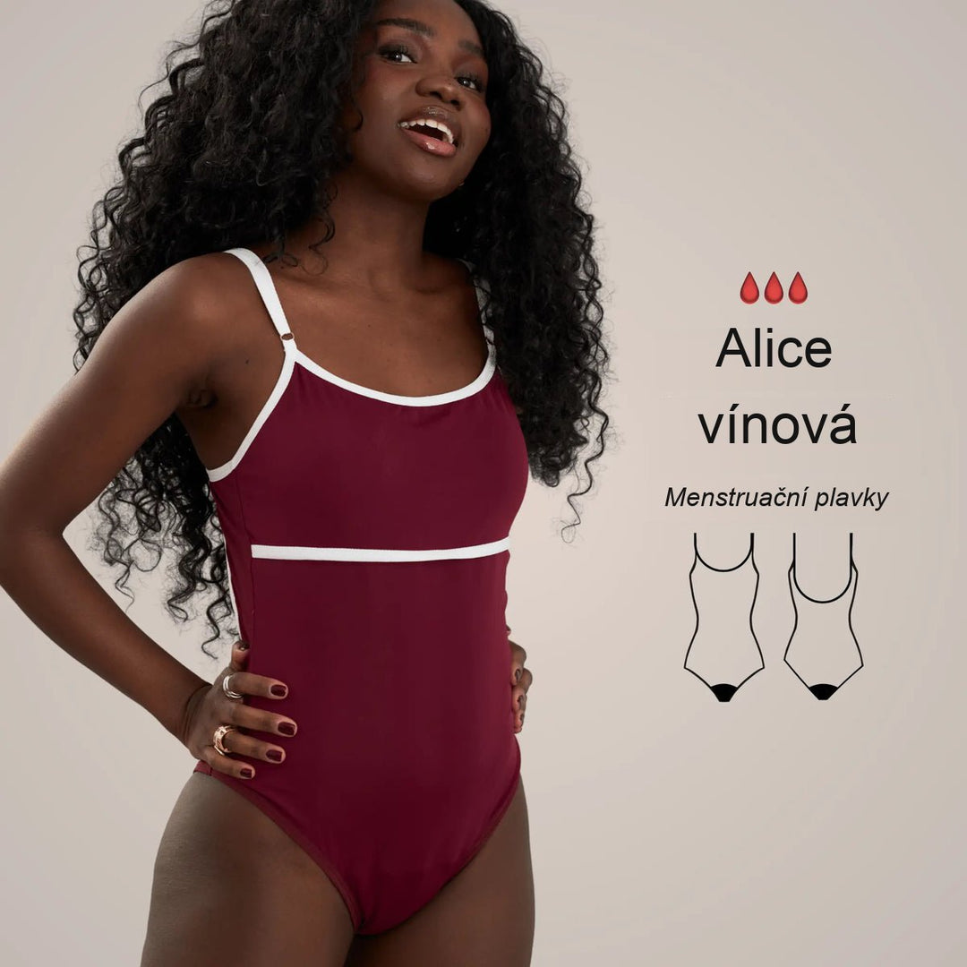 Alice – dámské jednodílné menstruační plavky