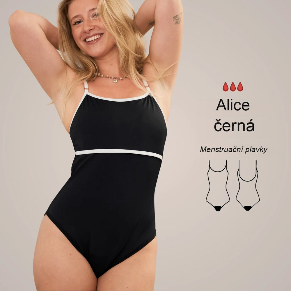 Alice – dámské jednodílné menstruační plavky