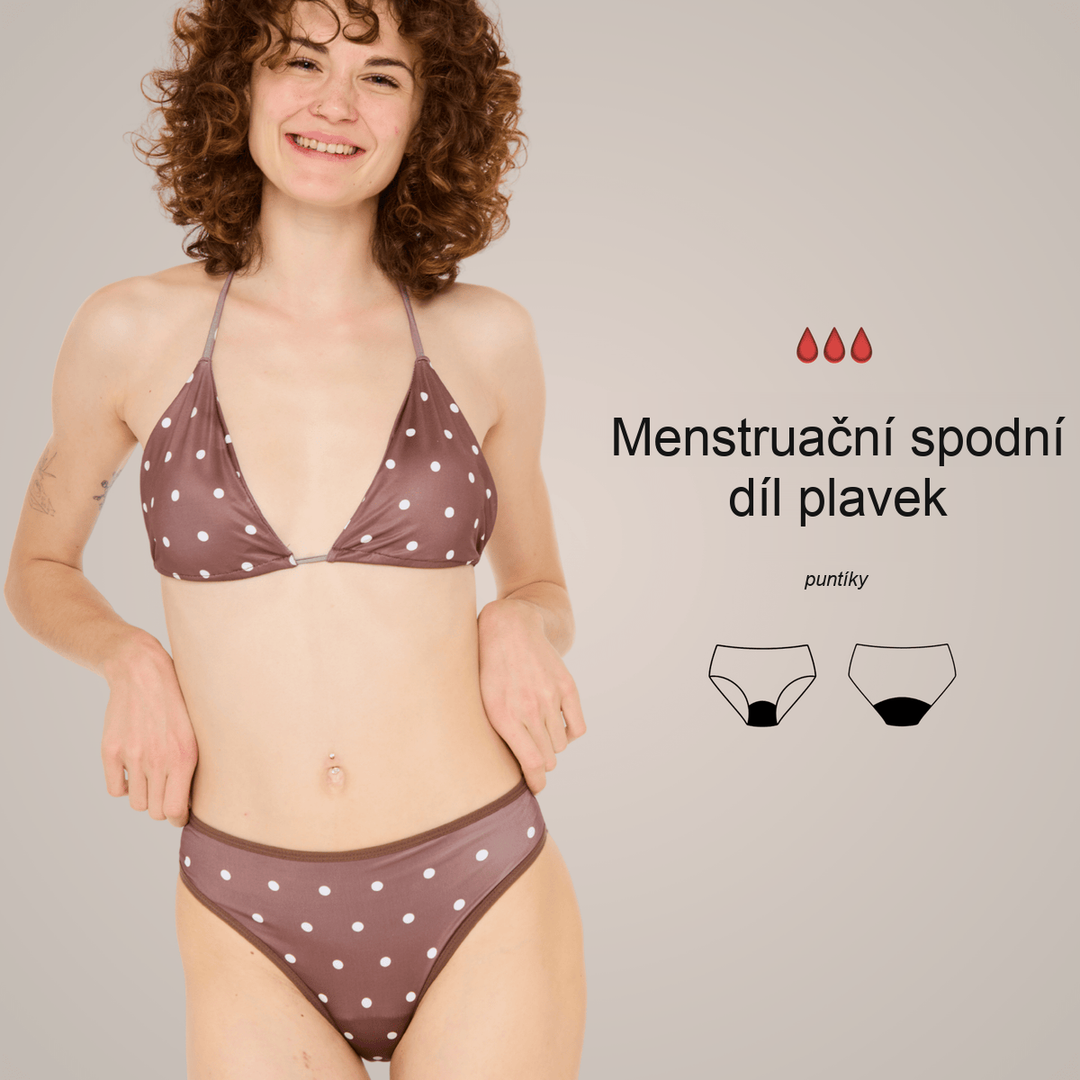Běla – menstruační spodní díl plavek
