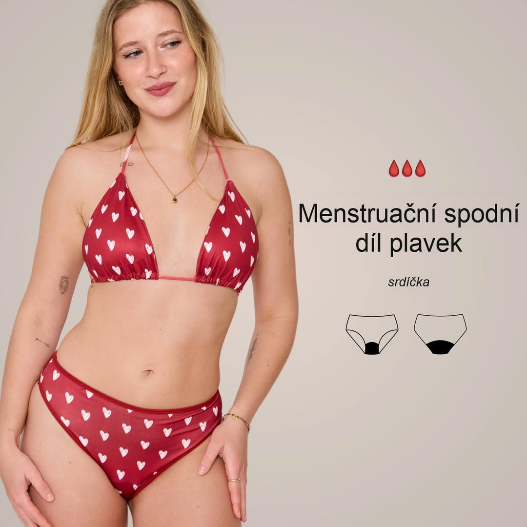 Běla – menstruační spodní díl plavek