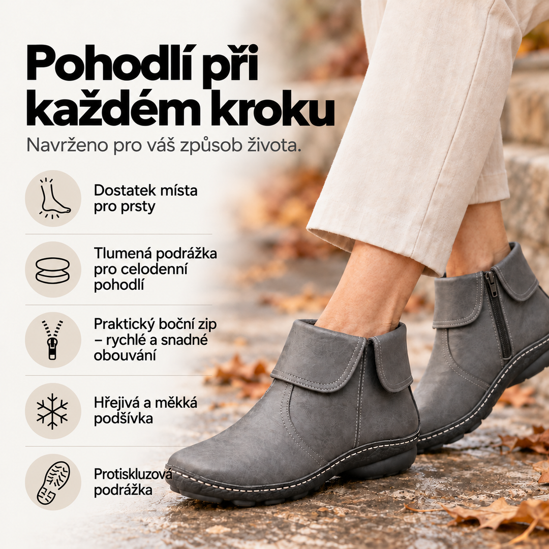 Sofie – podrobnosti kotníkových bot