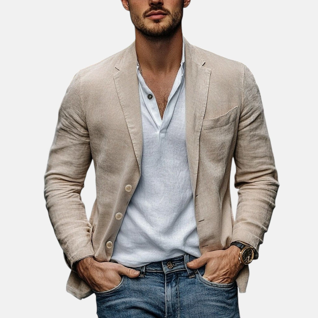 Břetislav | Elegantní letní lněné sako
