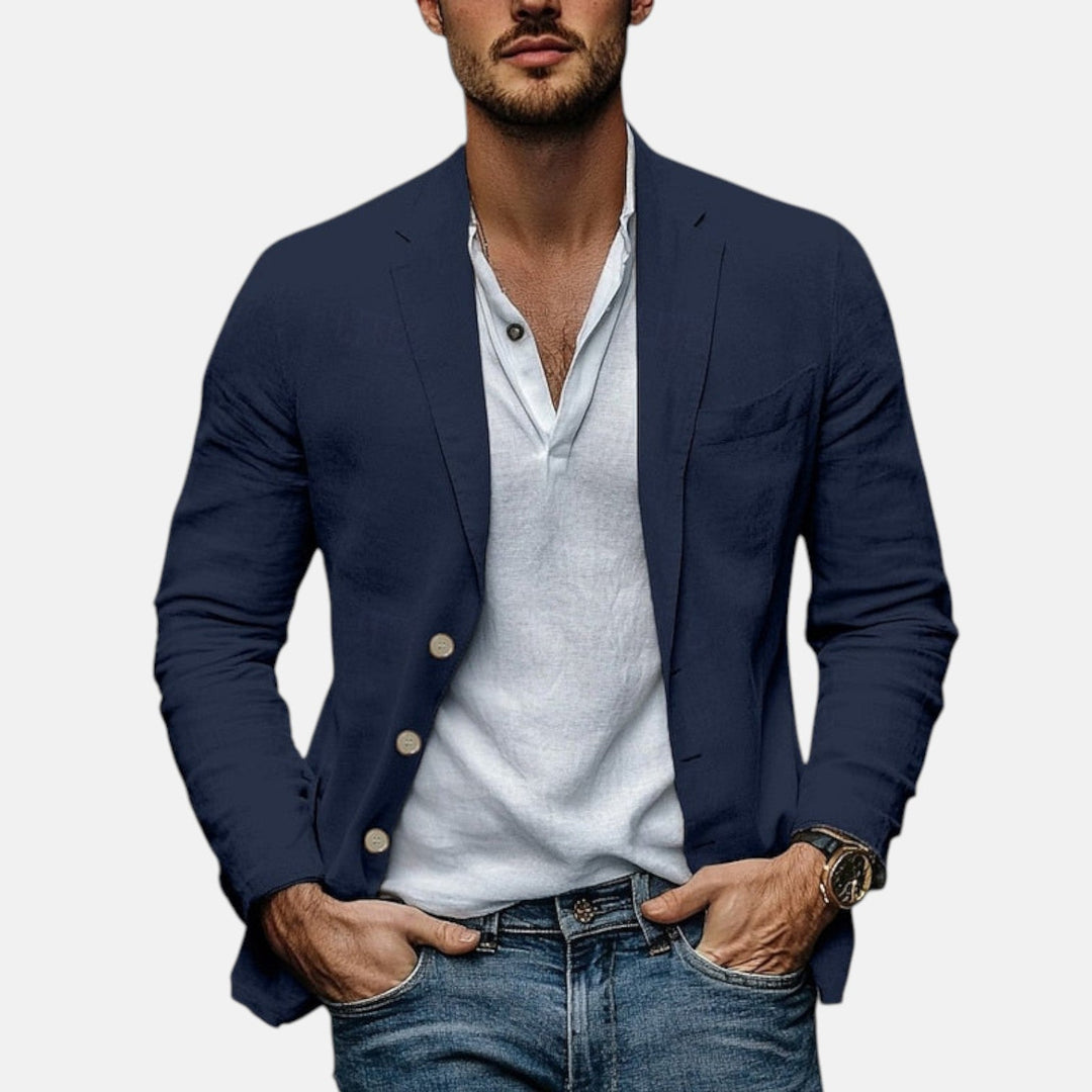 Břetislav | Elegantní letní lněné sako